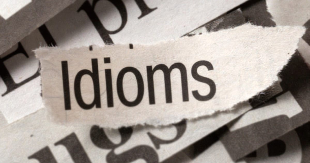 idioms em ingles