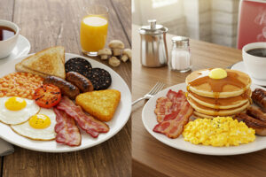 British Breakfast, American Breakfast